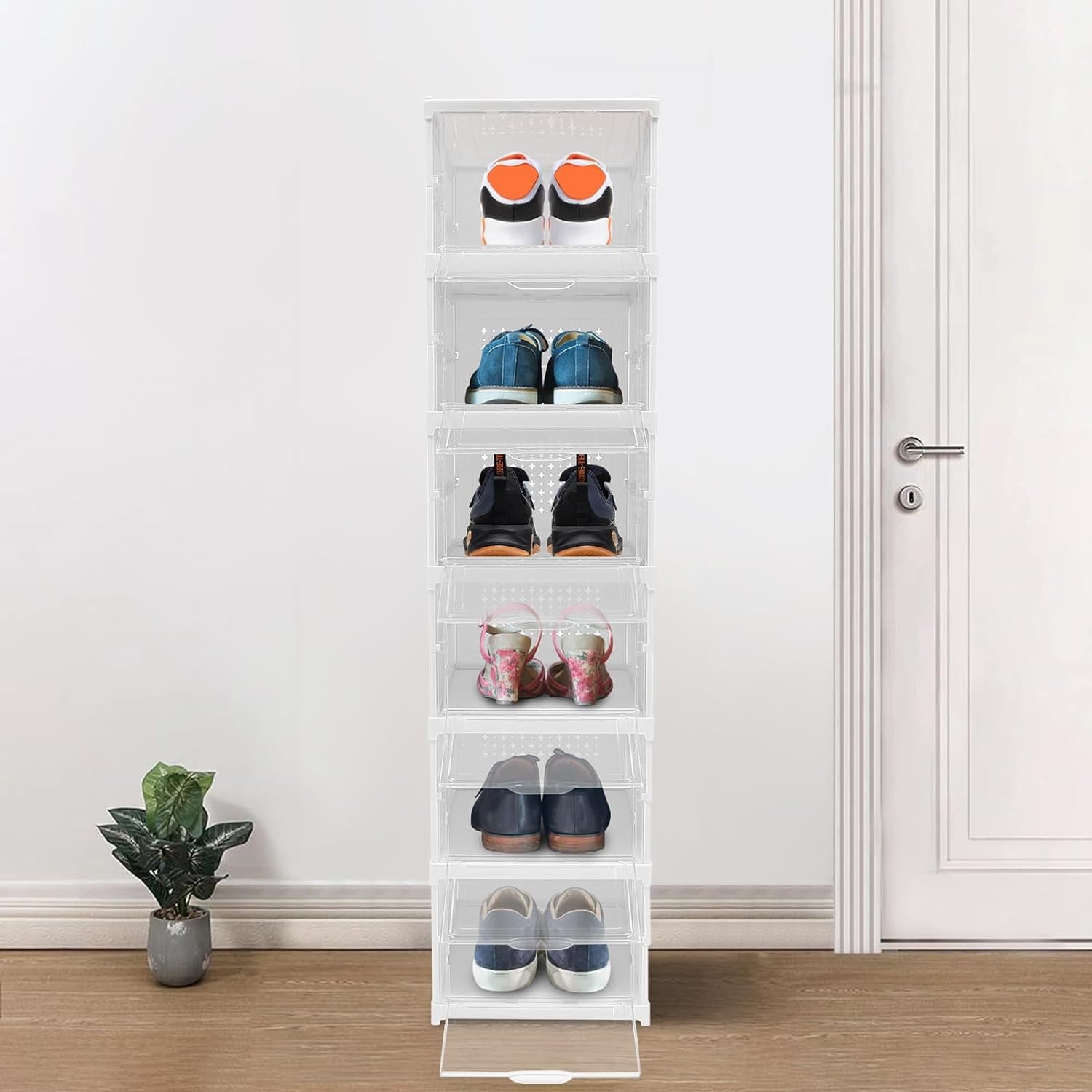Stackable Multifunctional Storage, for Clothes Foldable Drawer Shelf Basket Utility Cart Rack Storage Organizer Cart for Kitchen, Pantry Closet, Bedroom, Bathroom, Laundry (2, 3, 4, 5, 6 / Layer 1 Pc) Stackable Multifunctional Storage, for Clothes Foldable Drawer Shelf Basket Utility Cart Rack Storage Organizer Cart for Kitchen, Pantry Closet, Bedroom, Bathroom, Laundry (2, 3, 4, 5, 6 / Layer 1 Pc)